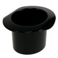 Floristik24 Decorative cylinder black, New Year&#39;s Eve, hat as a planter H5.5cm 12pcs