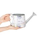 Decorative Watering Can Hydrangea Metal Vintage Flowers 30x11x14.5cm | Floristik24.co.uk