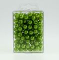 Floristik24 Deco beads Ø10mm green 115p