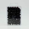 Floristik24 Deco beads Ø10mm black 115p