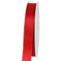 Floristik24 Gift and decoration ribbon red 25mm 50m