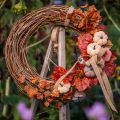 Decorative ring mini grapevine wreath natural Ø15cm 6 pieces DIY decoration | Floristik24.co.uk