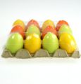 Floristik24 Easter egg candles 6cm multicolored assorted 12pcs