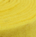 Floristik24 Felt ribbon yellow 15cm 5m