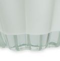 Floristik24 Glass vase &quot;Bloom&quot; white Ø14cm H17cm