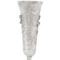 **ProductName**  
Grey Memorial Vase with Rose Motif, H26cm, Set of 2  

**ProductDescription**  
<div>  
<h2>Grey Memorial Vase with Rose Motif for Thoughtful Home and Garden Use</h2>  
<p>This elegant grey vase is crafted from durable polyresin and feat | Floristik24.co.uk