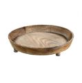 Floristik24 Wooden bowl brown Ø40cm