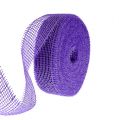 Floristik24 Jute ribbon purple 5cm 40m