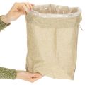 Jute bag 28×10cm H40cm | Floristik24.co.uk