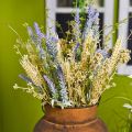 Floristik24 Artificial lavender bunch, silk flowers, field bouquet of lavender with ears of wheat and meadowsweet