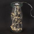 Battery-Operated Warm White LED String Lights for Indoor Use, 30 LEDs, 3m, Set of 6 | Floristik24.co.uk