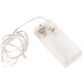 Floristik24 Battery-Operated Warm White LED String Lights with Timer, 10 LEDs, 1m, Indoor Use