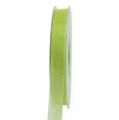 Floristik24 Organza ribbon in light green 15mm 50m