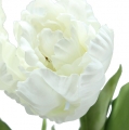 Floristik24 Deco tulips white 73cm 3pcs