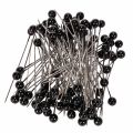 Floristik24 Black Pearl Head Pins Ø6mm Length 65mm – Pack of 100