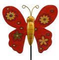 Floristik24 Colorful butterflies on a stick 7cm 24pcs