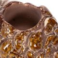 Set of 3 Ceramic Pinecone