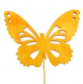 Floristik24 Decorative butterflies on wire 3-colored 8cm 18pcs