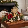 Natural Straw Christmas Decorations Set - 35 Figures and Stars | Floristik24.co.uk