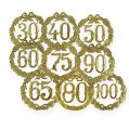 Floristik24 Anniversary numbers 24cm gold